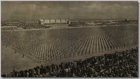 Слет 1932. на стадиону Страхов у Прагу.