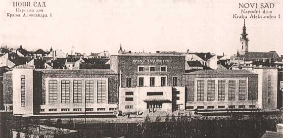 Соколски дом у Новом Саду 1936. године.